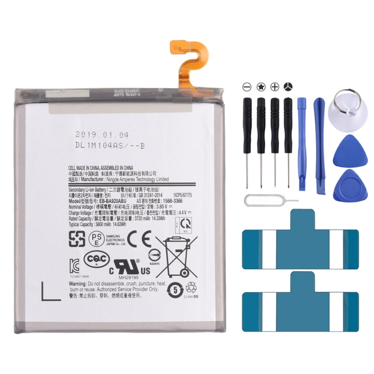 Original EB-BA920ABU 3800mAh Li-ion Replacement Battery for Samsung Galaxy A9 2018 SM-A920 / A9 Star Pro / A9s, For Samsung Galaxy A9 2018 Original EB-BA920ABU 3800mAh Li-ion Replacement Battery for Samsung Galaxy A9 2018 SM-A920 / A9 Star Pro / A9s, For Samsung Galaxy A9 2018